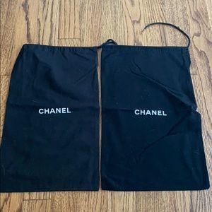 Chanel shoe dust bags